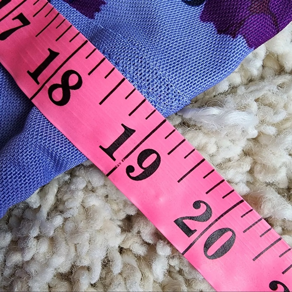 Periwinkle & Purple Floral Print Slip Dress - Picture 7 of 11